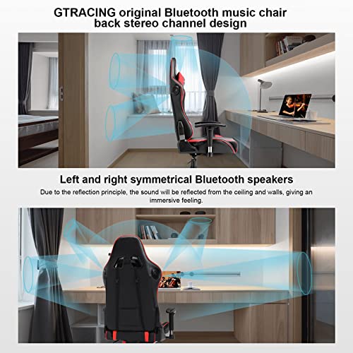 Black Ergonomic Gaming Chair with Speakers M84653