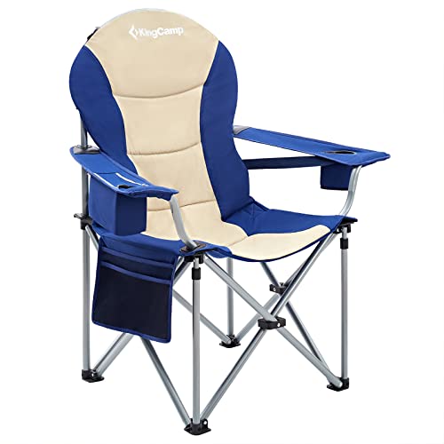 Oversized Heavy Duty Camping Folding Chair with Cup Holder E450865