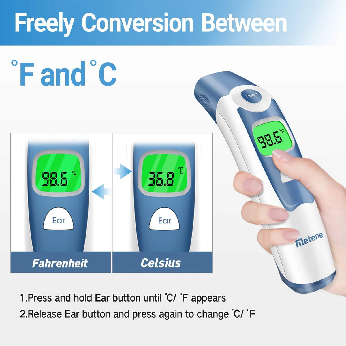 Forehead and Ear Thermometer E773125