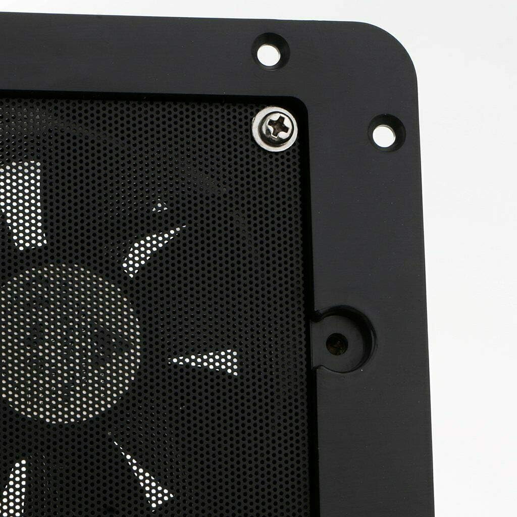 12V One-Way Ventilation Fan for Car RV Van (Black) N68149