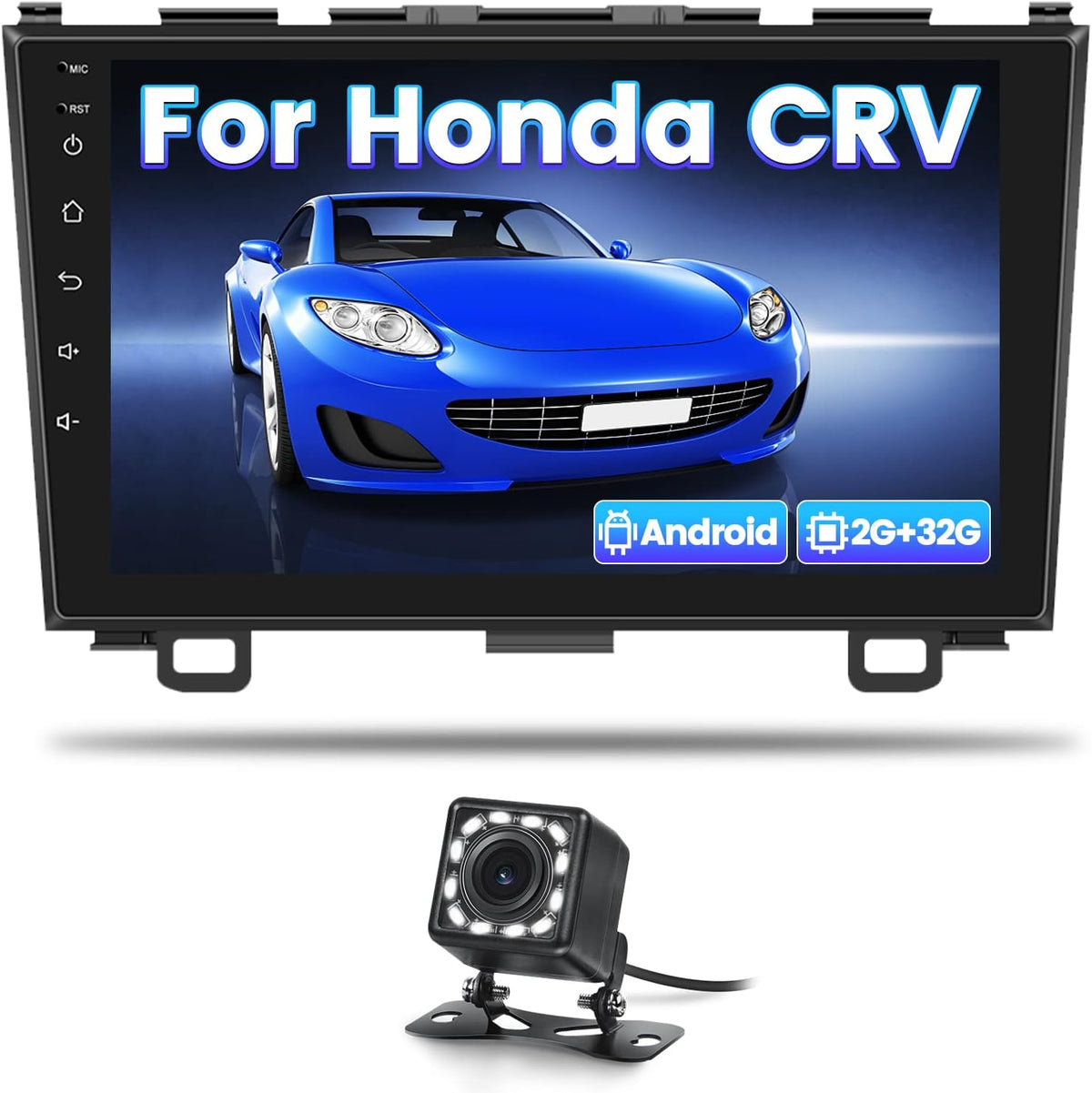 9 Inch Touch Screen Car Stereo Radio with Navigation Bluetooth Backup Camera L552