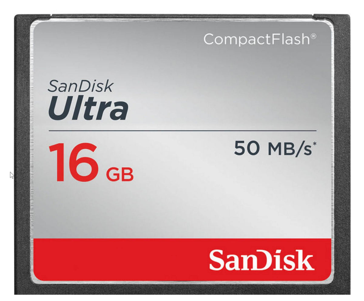 16GB CompactFlash Memory Card D394645