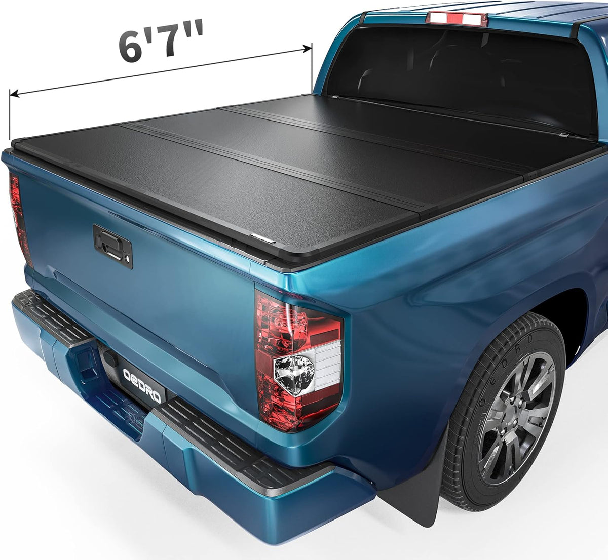 Soft Tri-Fold Truck Bed Tonneau Cover for 2014-2021 Toyota Tundra Fleetside 5.5 ft Bed Y558507