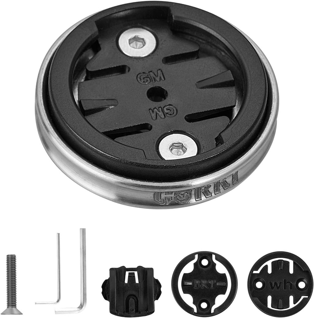 Titanium Stem Top Cap Bike Mount for Wahoo Garmin U1311