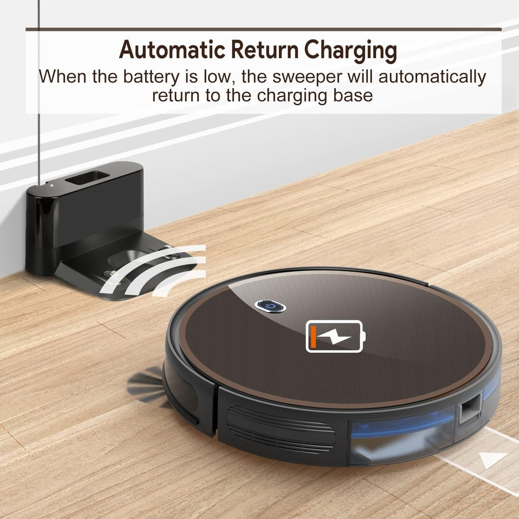 Robot Vacuum Cleaner with 2000Pa and 2600mAh Lithium-ion Battery Y31596