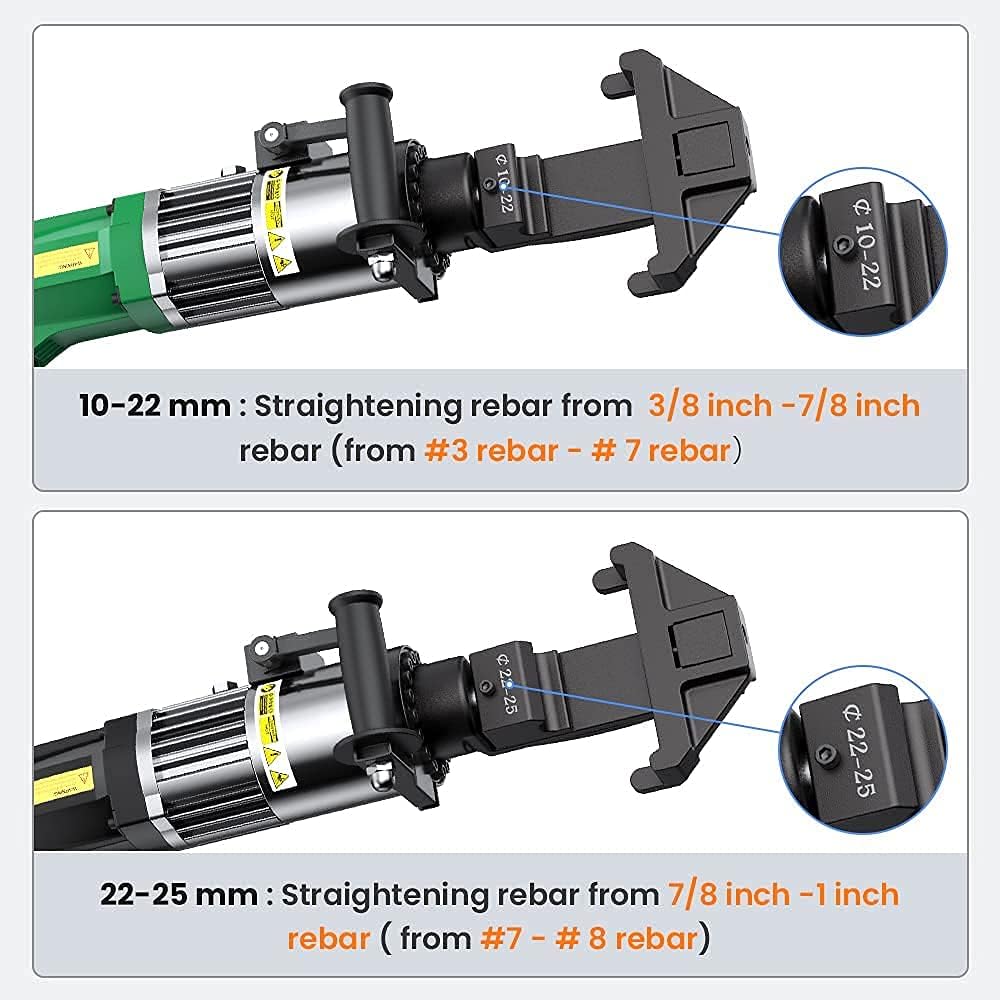 Rebar Straightening Head for Hydraulic Electric Rebar Bender R67205