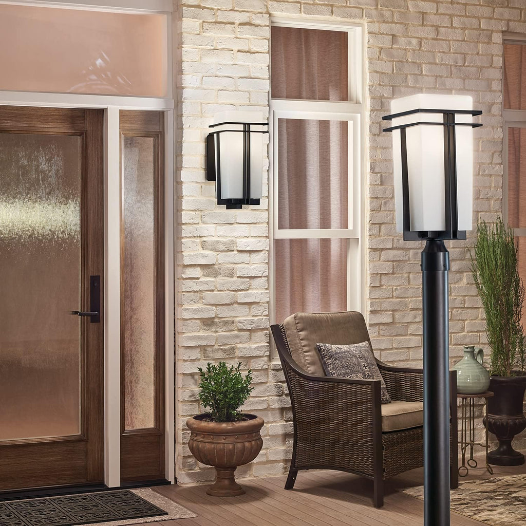 Black Outdoor Post Light Z345