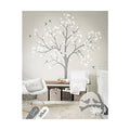 Large Maple Tree Wall Decals Forest Vinyl Sticker with Bird D212
