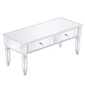Mirrored Coffee Table with Storage and 2 Drawers V336341