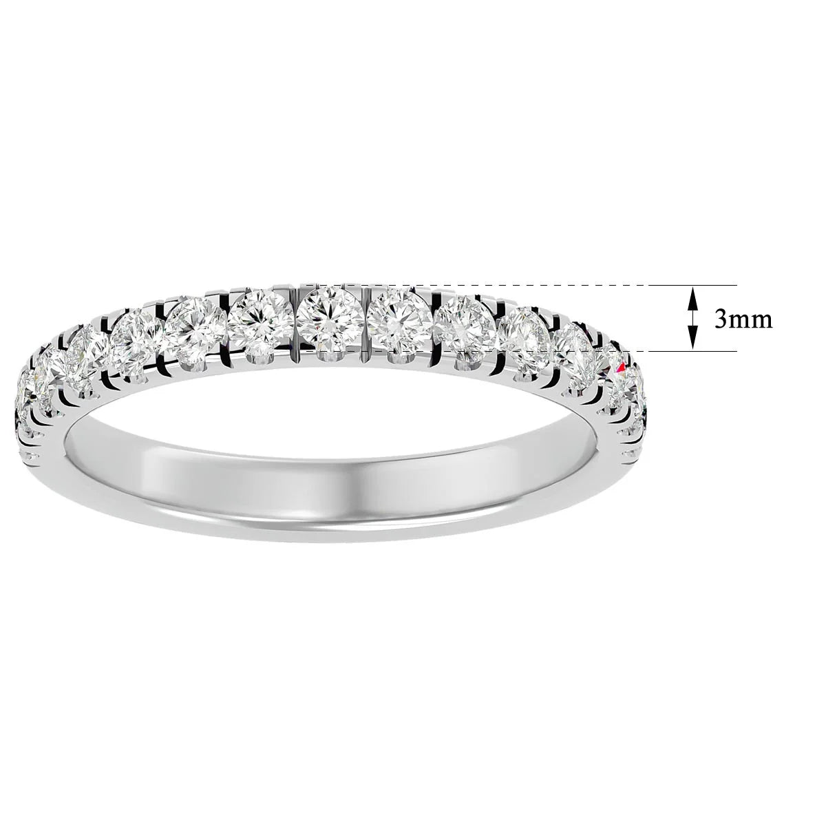 14 Karat White Gold Diamond Wedding Band G581264