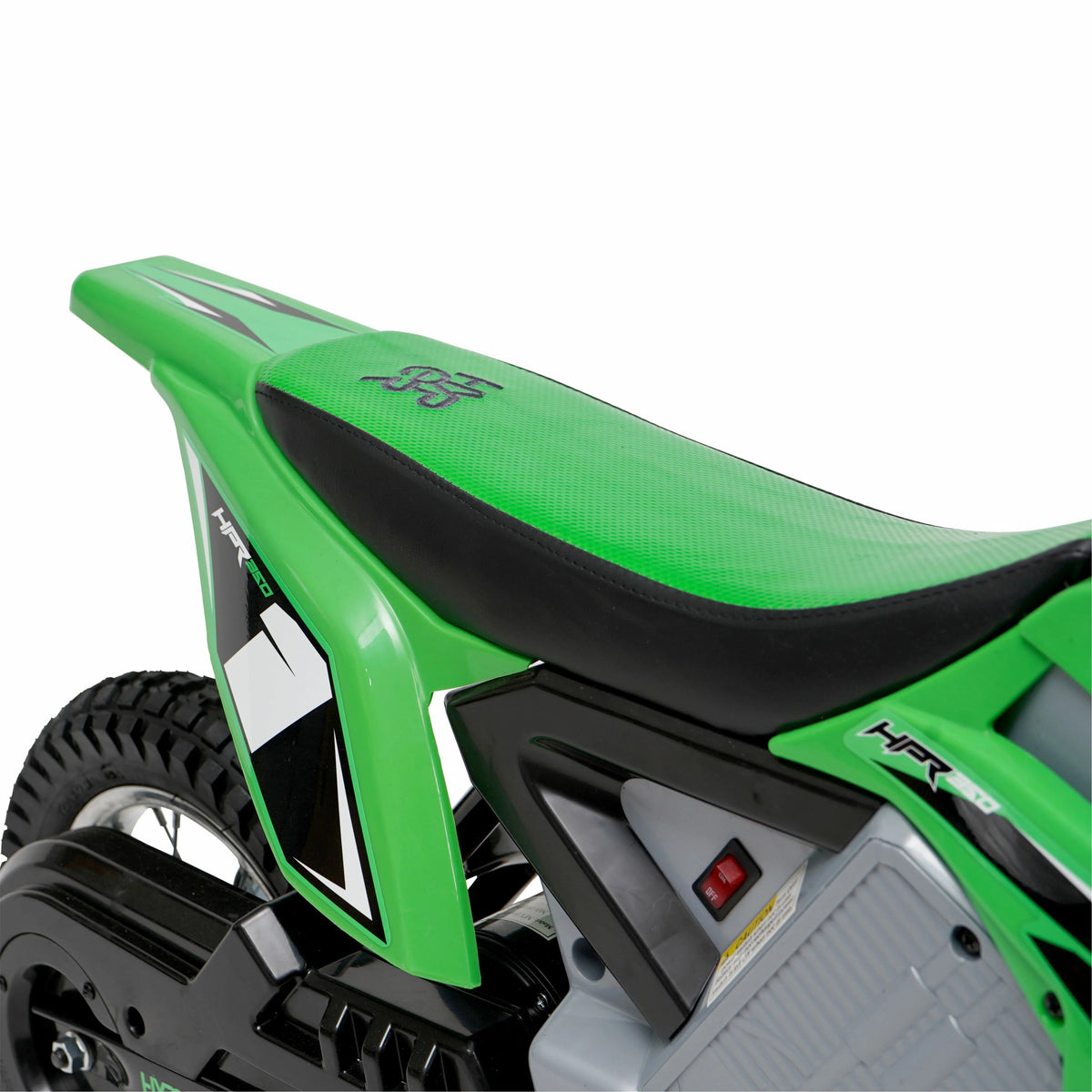 Green 24 Volt Electric Motorcycle S4015