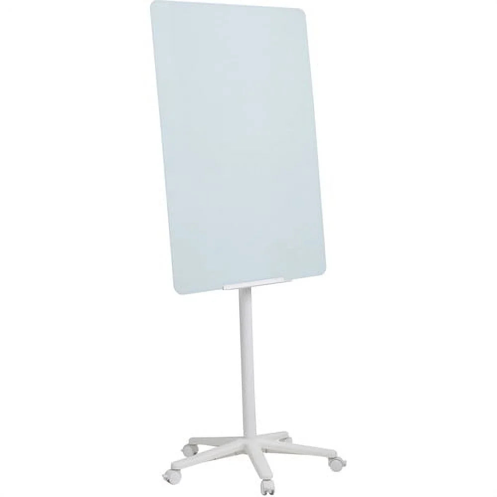 Mobile Glass Whiteboard 26" W x 38.5" H E9476