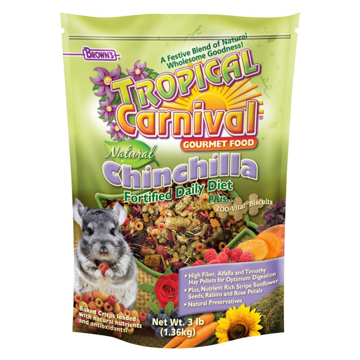 Natural Chinchilla Food Biscuits T14987