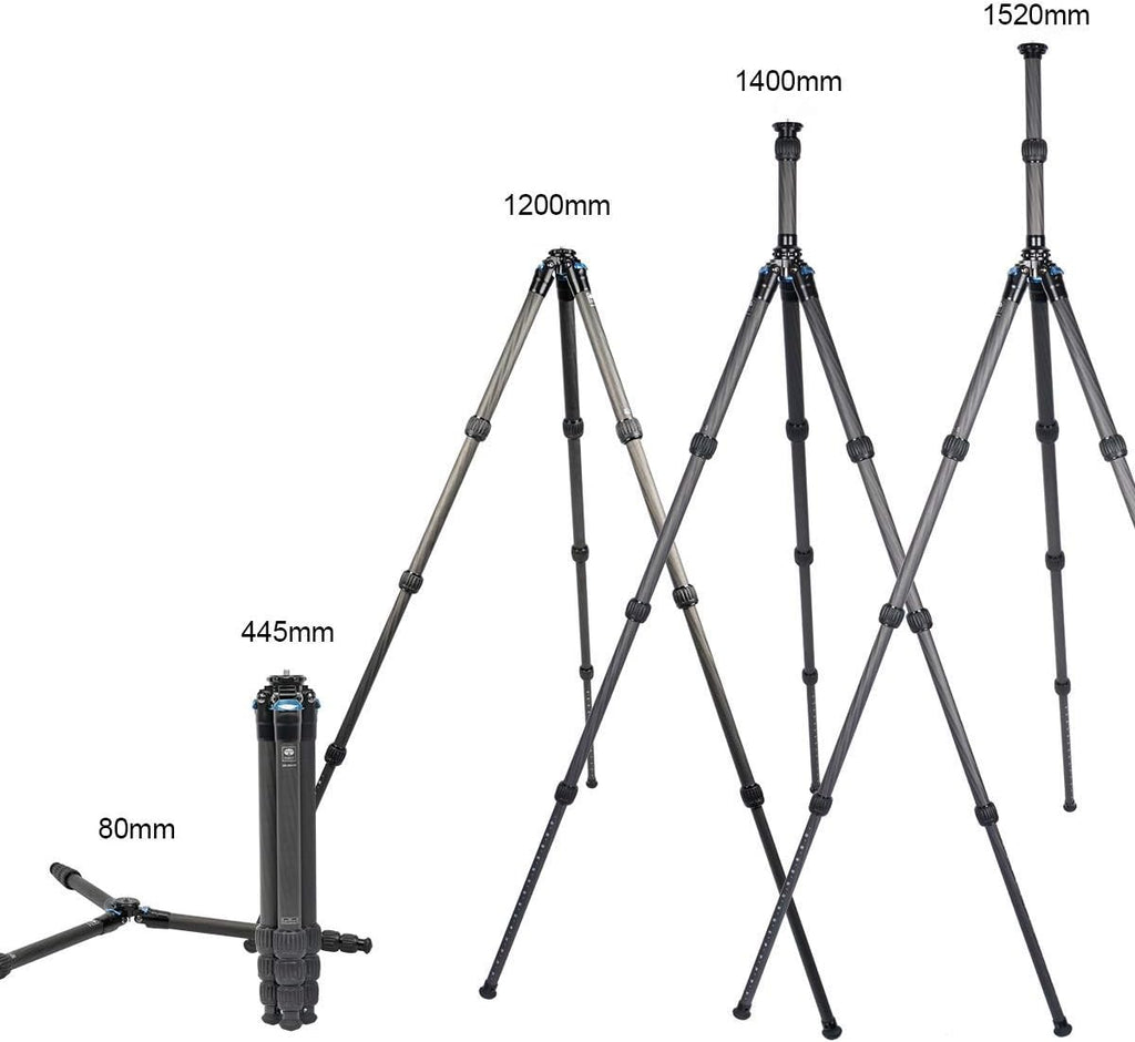 Carbon Fiber Tripod with Two-Section Center Column W4190