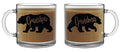 13oz Glass Coffee Mug Couples Sets H9332