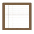 Imperial Brown Heavy Gauge Steel Floor Grille Q906