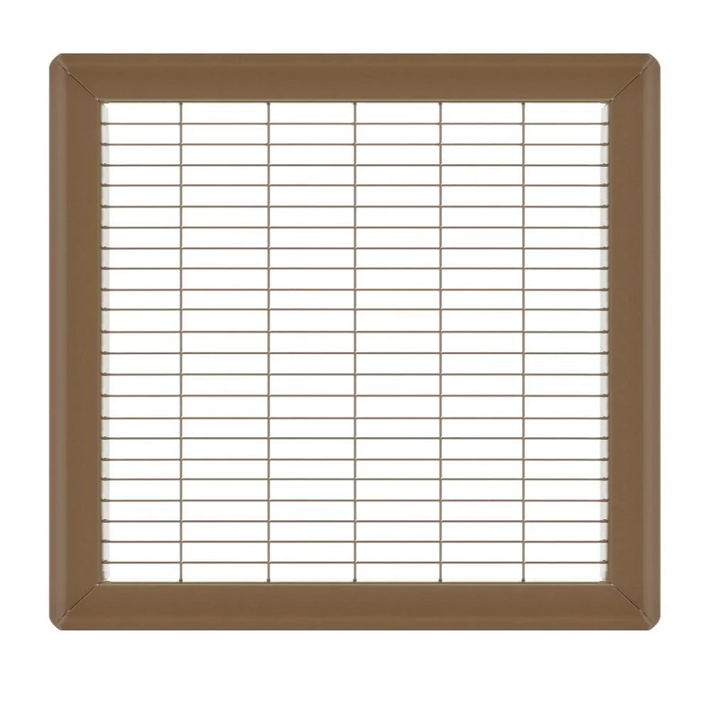 Imperial Brown Heavy Gauge Steel Floor Grille Q906