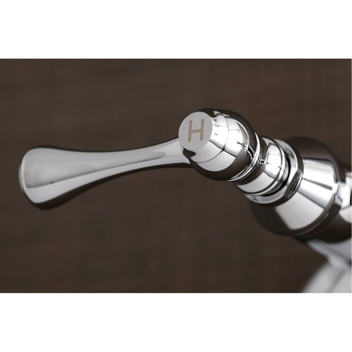 Oil Rubbed Bronze Adjustable Center Wall Mount Laundry Faucet Y604