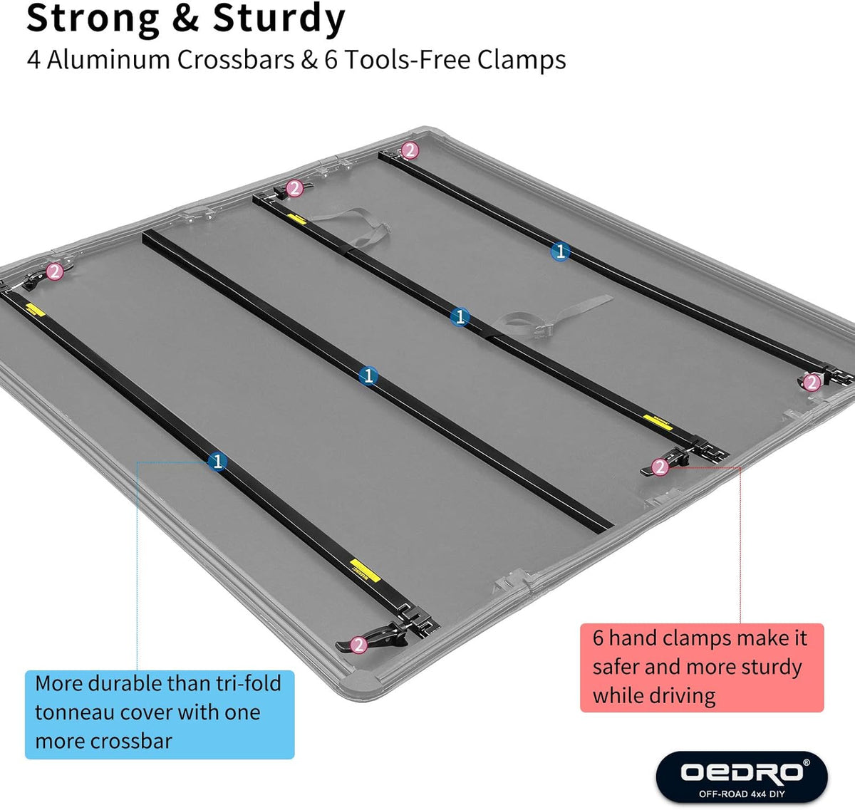 Soft Quad Fold Tonneau Cover Truck Bed Cover U25324