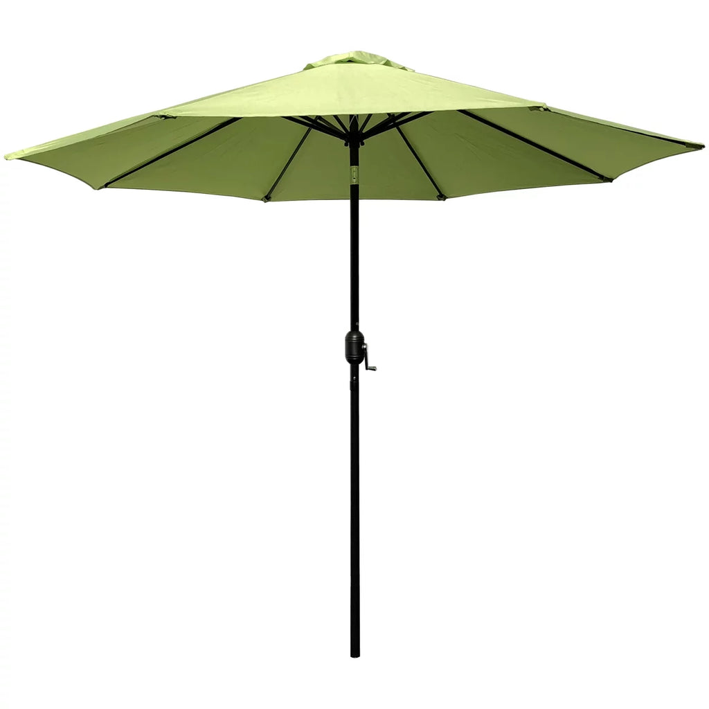 9ft Patio Umbrella with Crank and Tilt Red R10382