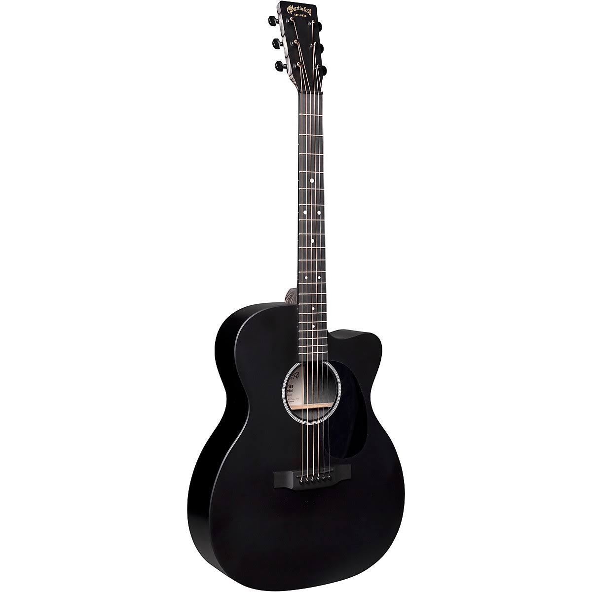 Black Cutaway Acoustic-Electric Guitar G4662
