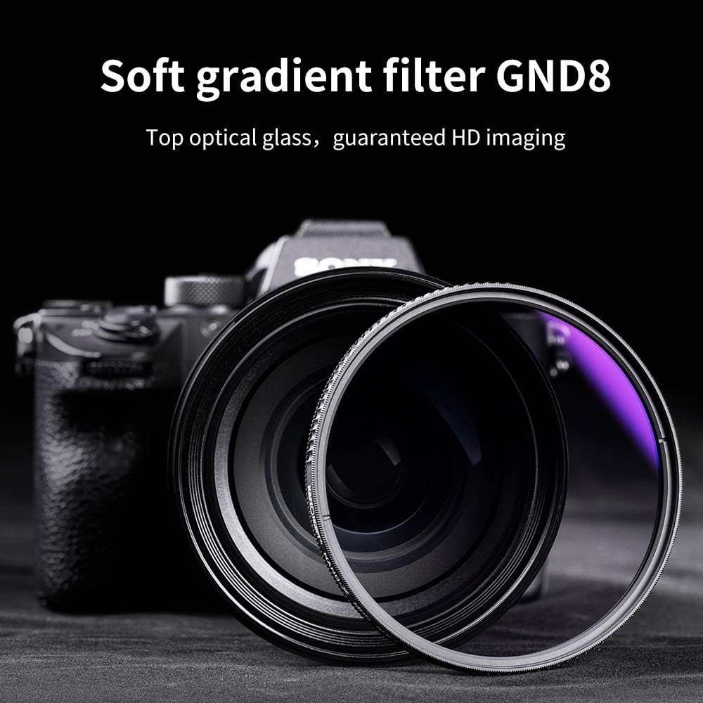 67mm 3 Stop Soft Graduated Neutral Density Lens Filter Pack of 2 W517