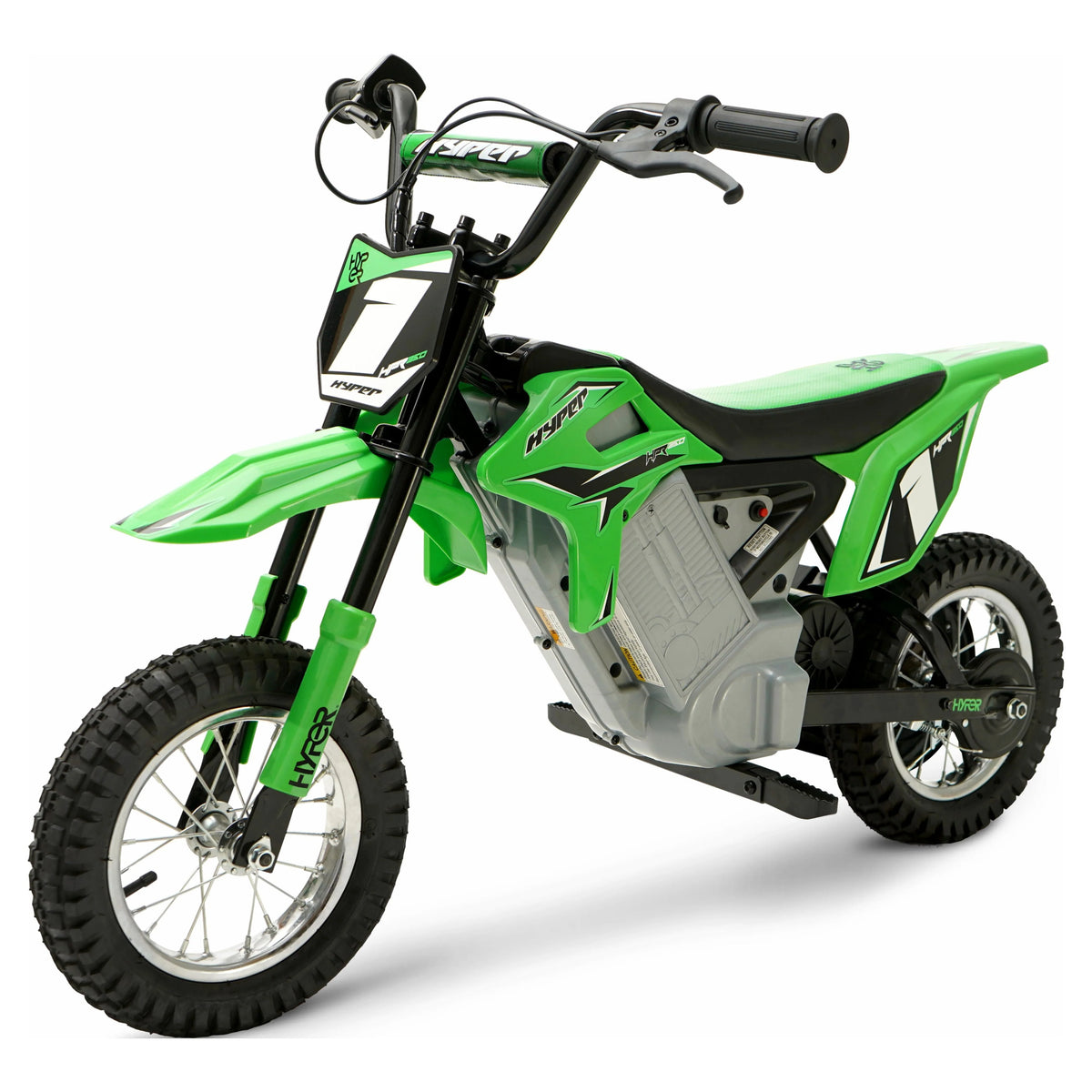 Green 24 Volt Electric Motorcycle S4015