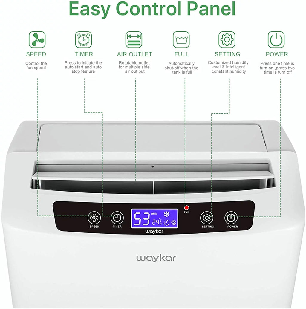34 Pints Dehumidifier with Drain Hose N377