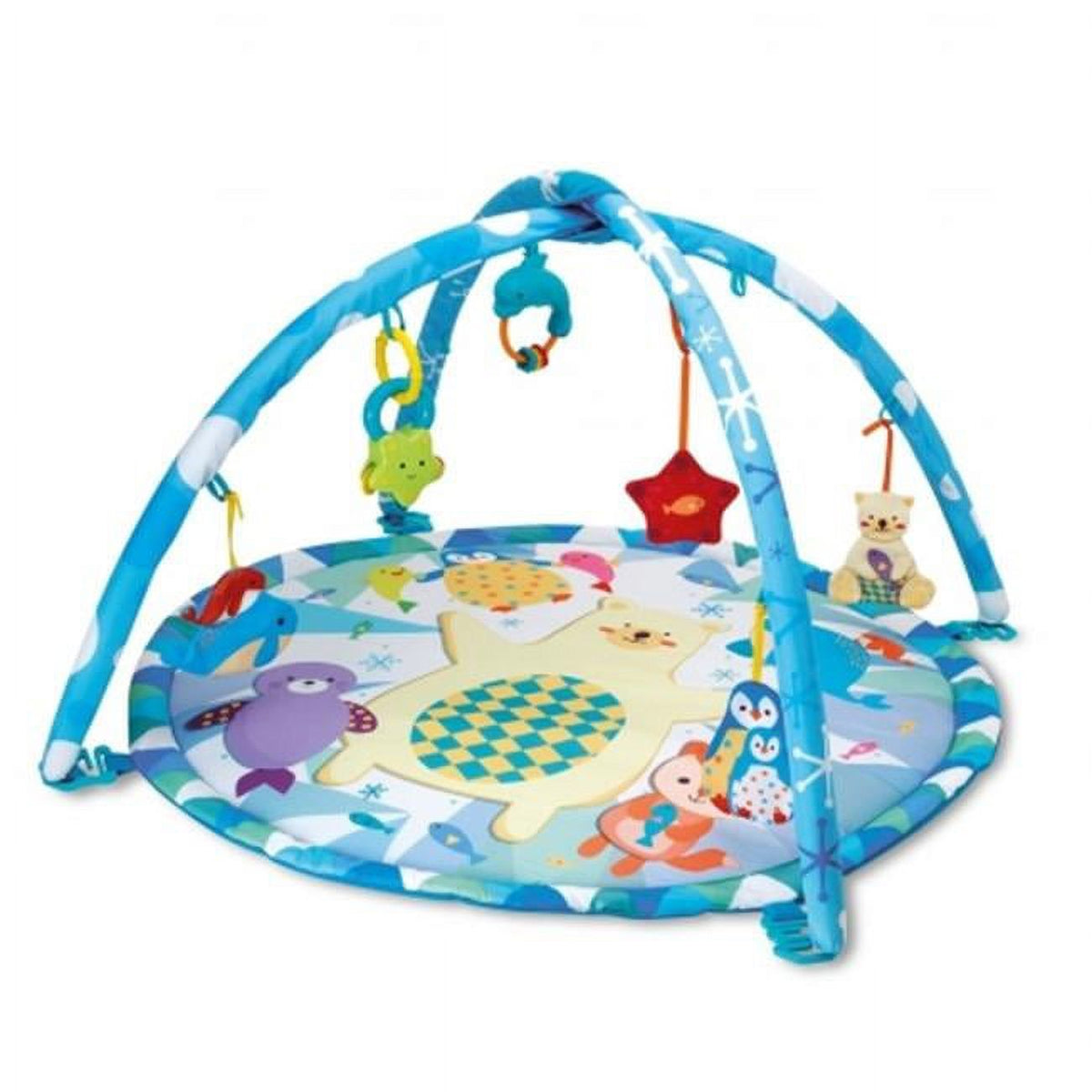 Polar Fiesta Activity Playmat with Hanging Toys E4092