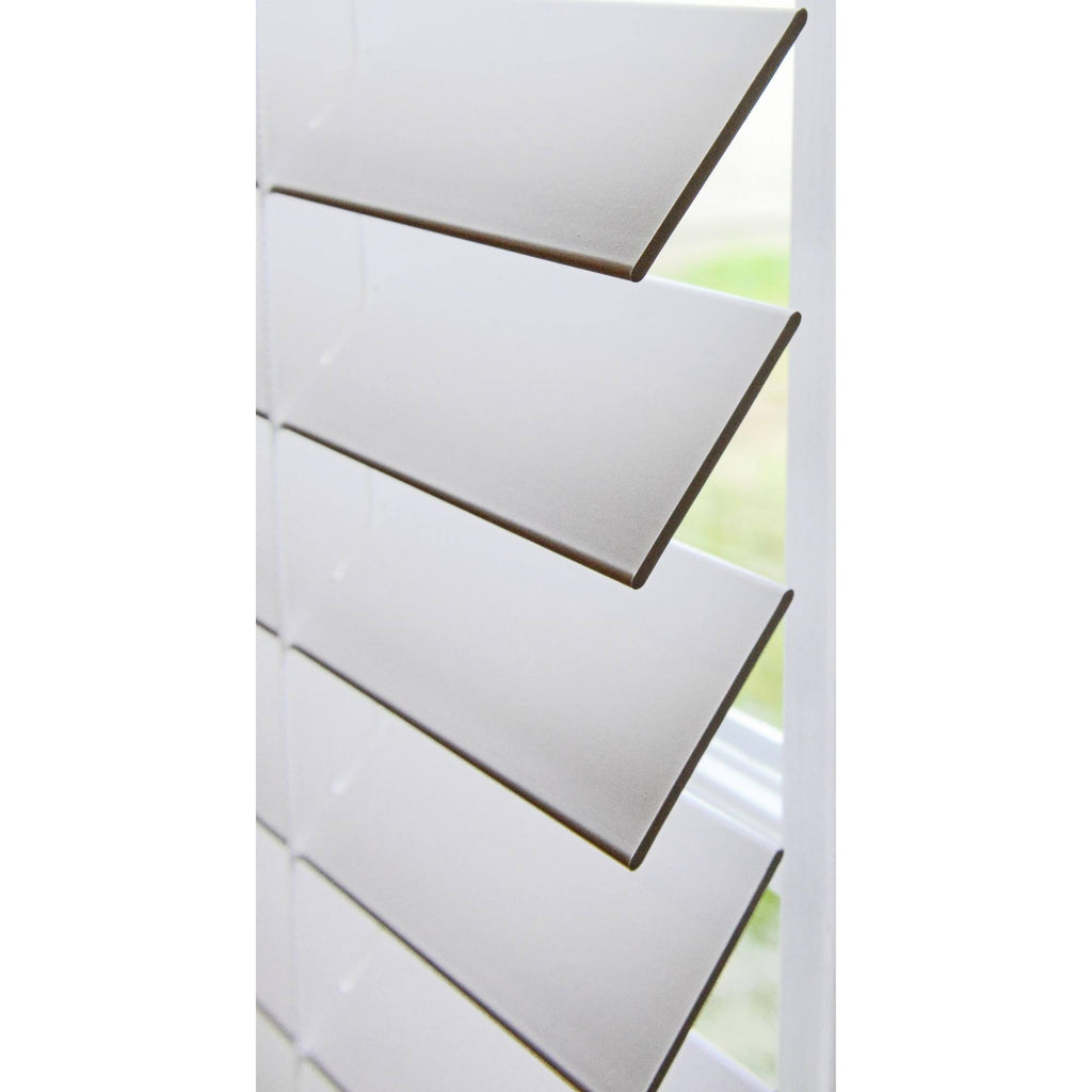 White Faux Wood Blinds G109062