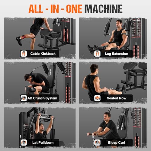 M1 Workout Station with 140LBS Weight Stack Y8223