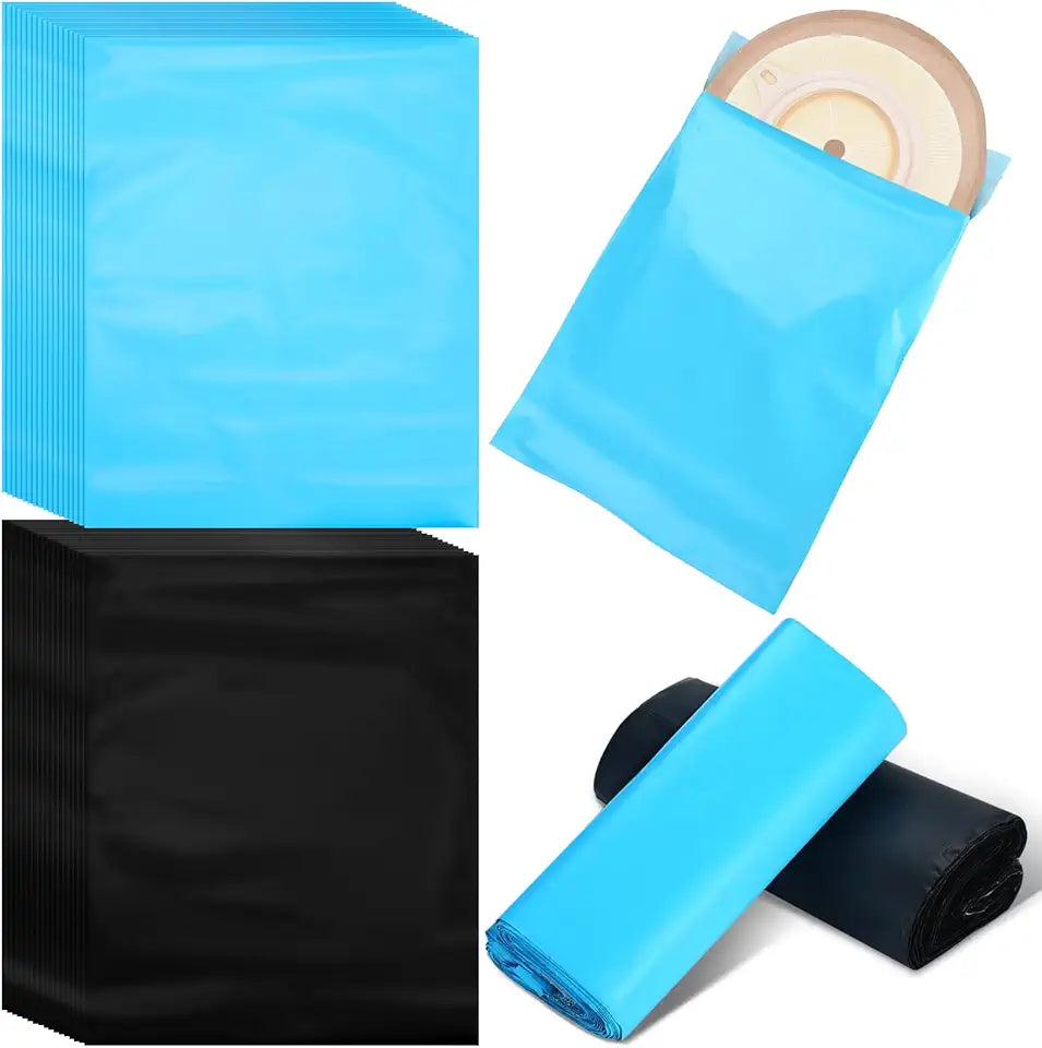200 Pcs 8 x 12 Inch Ostomy Pouch Disposable Bag K917103