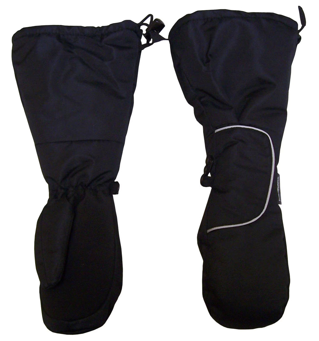 Black Waterproof Thinsulate Snow Ski Mittens B7748