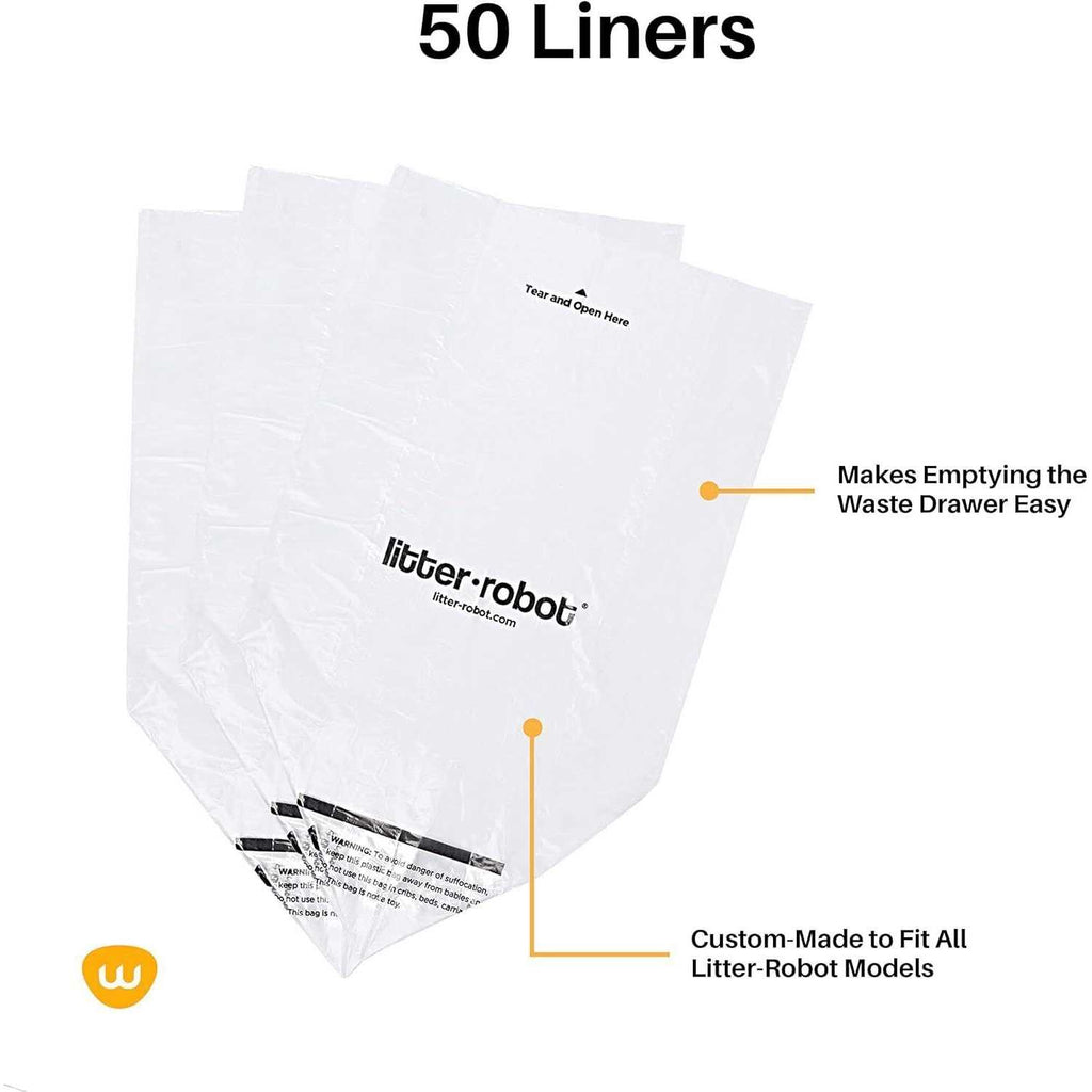 50 Pack Litter Box Liners J326