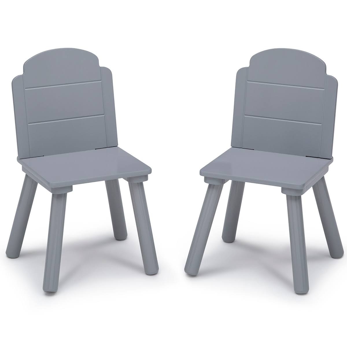 Grey Table and Chair Set with Storage Q7839