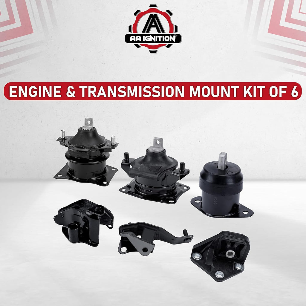 Engine Motor and Transmission Mount Set of 6 H899