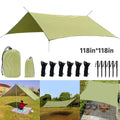 10x10 ft Waterproof Camping Tarp I3644