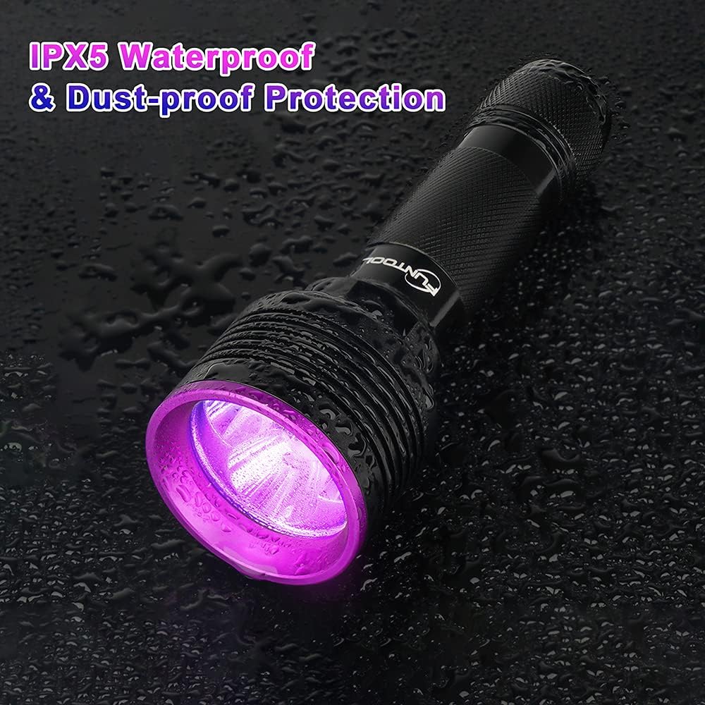 Black Light Flashlight UV Flashlight Rechargeable Ultraviolet 385-395nm T17793