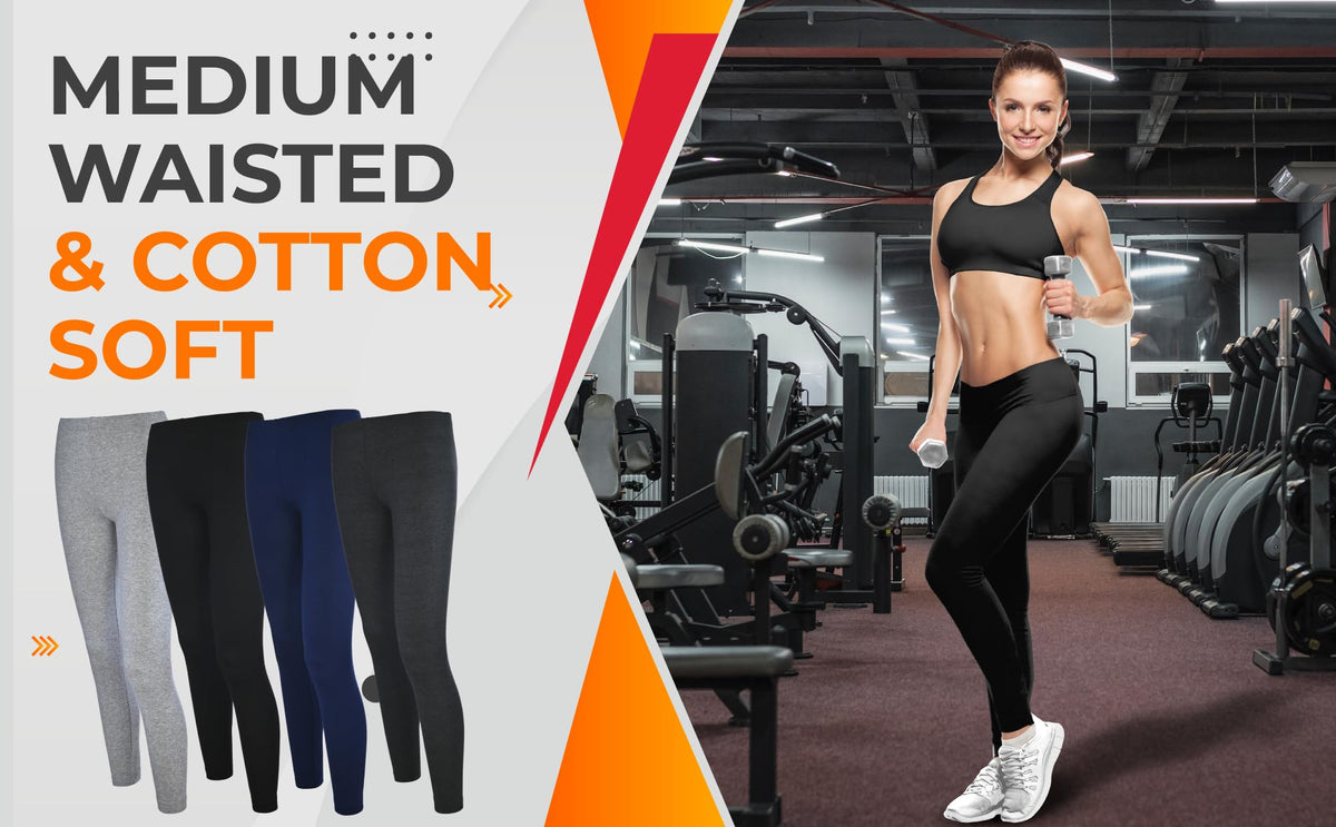 Soft Cotton Casual Leggings Plus Size Z14156