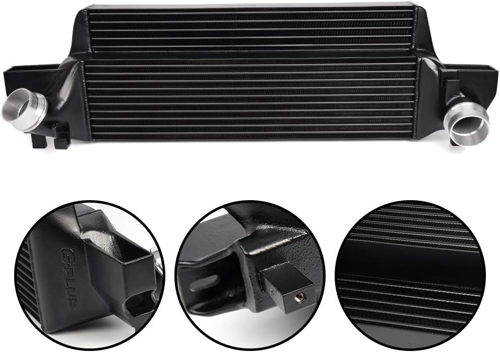 Front Mount Intercooler Kit for BMW F54 F55 F56 F57 2014 Up Black T1093