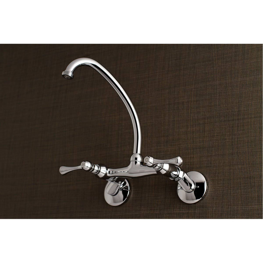 Oil Rubbed Bronze Adjustable Center Wall Mount Laundry Faucet Y604