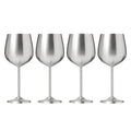 Set of 4 18 Ounce Stainless Wine Glass E6229
