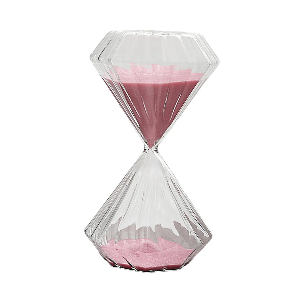 Hourglass Timer 30 Minutes Diamond Shaped Desktop Ornament L1815