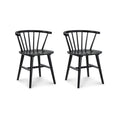 Black Spindle Dining Chair, Set of 2 A29120