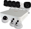 16Ch 4TB HDD IP NVR Video Surveillance System with 12x 4MP Bullet Camera and 4x 4MP Turret Cameras T483