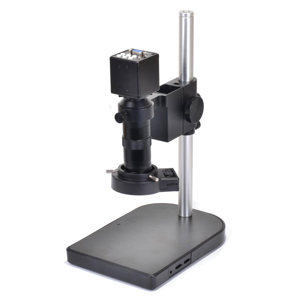 2.0mp HD Industry Microscope Camera Set with C-Mount Lens Stand Holder 40 LED Light A980