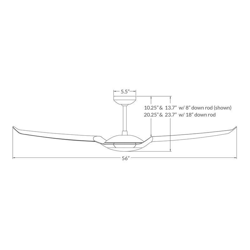 IC/Air2 56x22 Ceiling Fan K31776