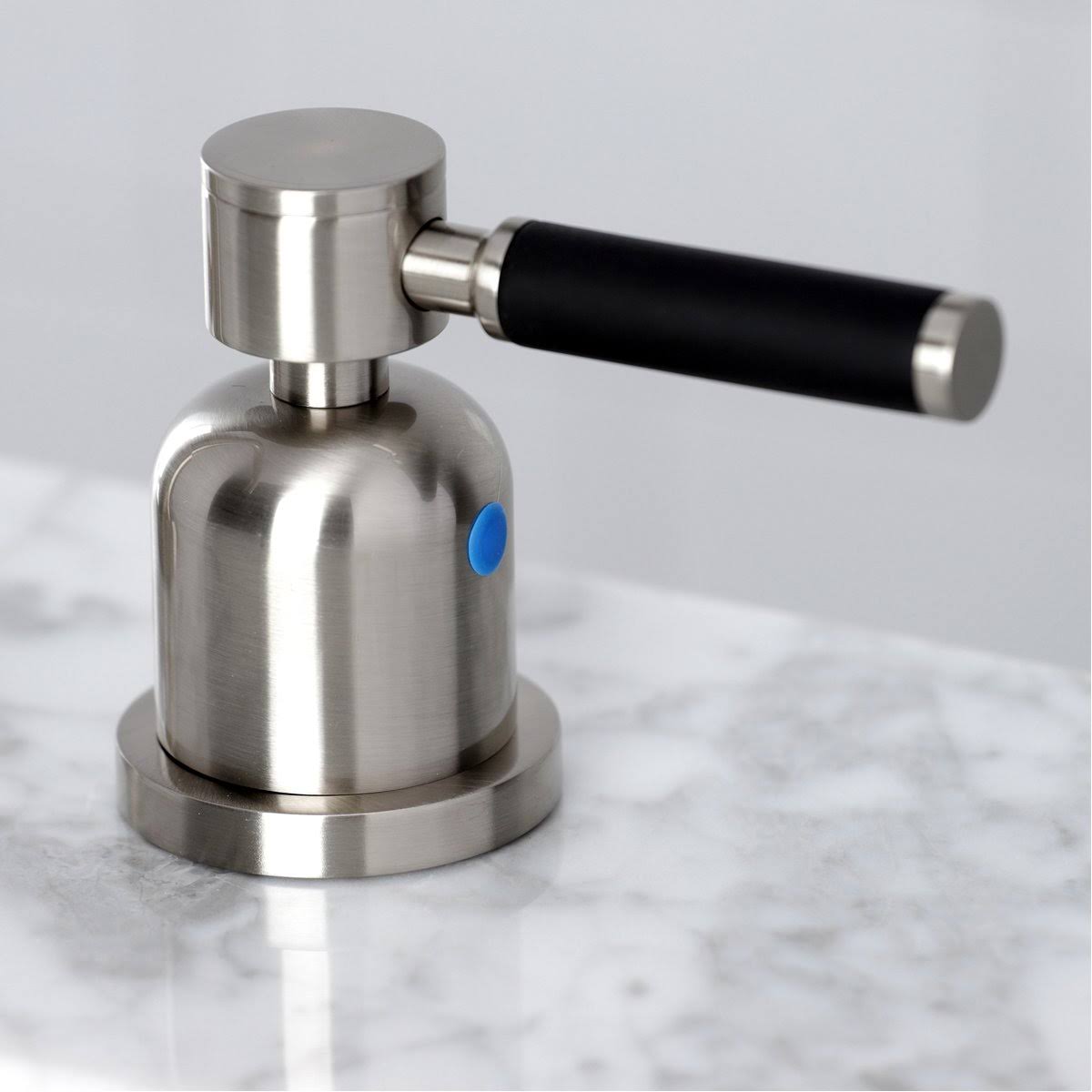 Polished Chrome Widespread Bathroom Faucet with Brass Pop-Up U3902
