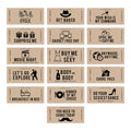 16-Pk Kraft Brown Love Coupons R506272