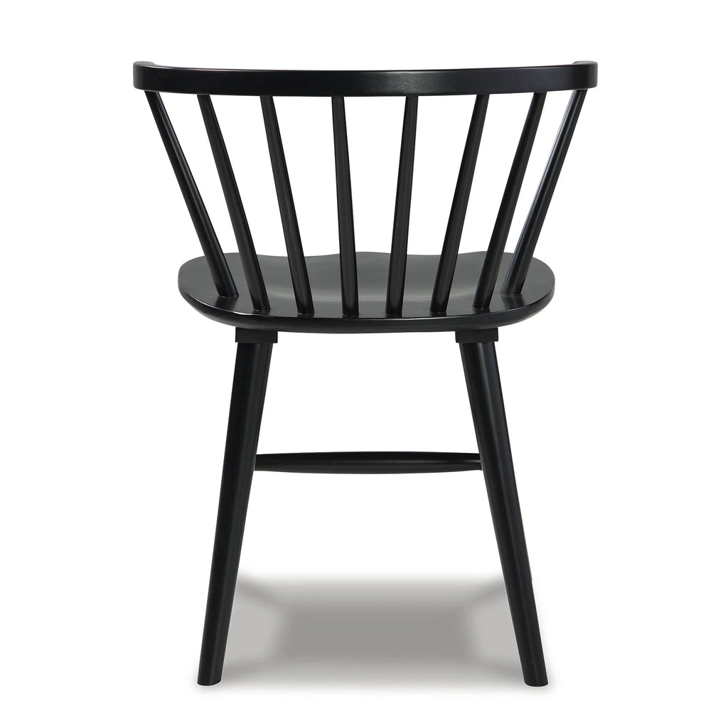 Black Spindle Dining Chair, Set of 2 A29120